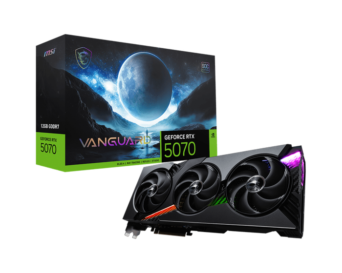 MSI RTX 5070 12G VANGUARD SOC