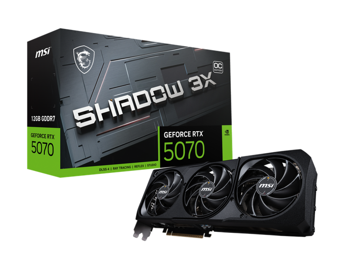 MSI RTX 5070 12G SHADOW 3X OC