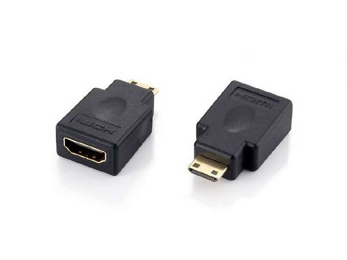 EQUIP ADAPT, MINI HDMI (M)- HDMI (F)
