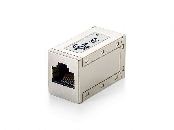 EQUIP CONNECTOR, CAT6E 2X RJ45 COUPLER