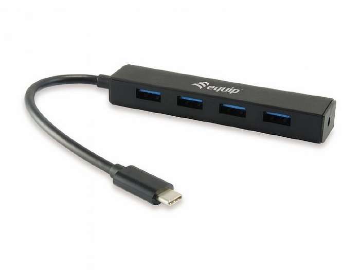 EQUIP HUB, USB-C TO 4-PORT USB 3.0 HUB