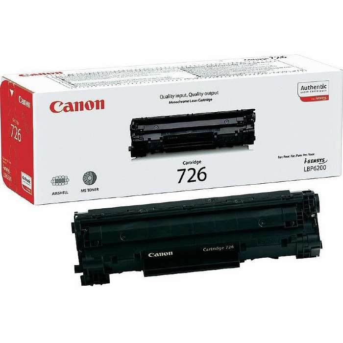 CANON 726 BLACK TONER CARTRIDGE