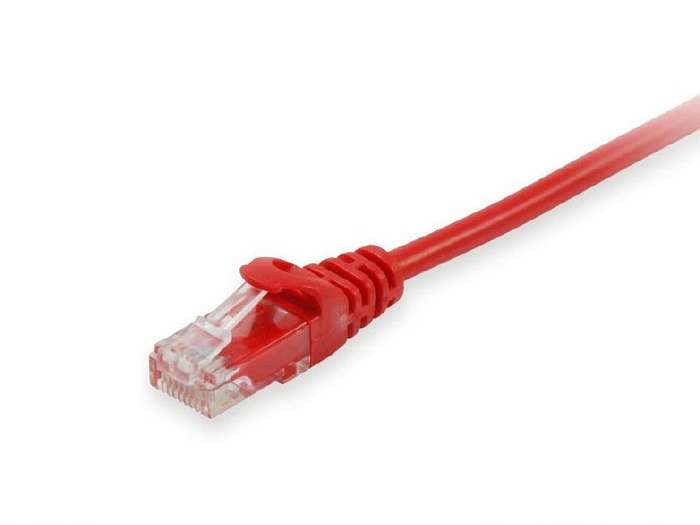 EQUIP CABLE, NET/W CAT5E PATCH .25M RED