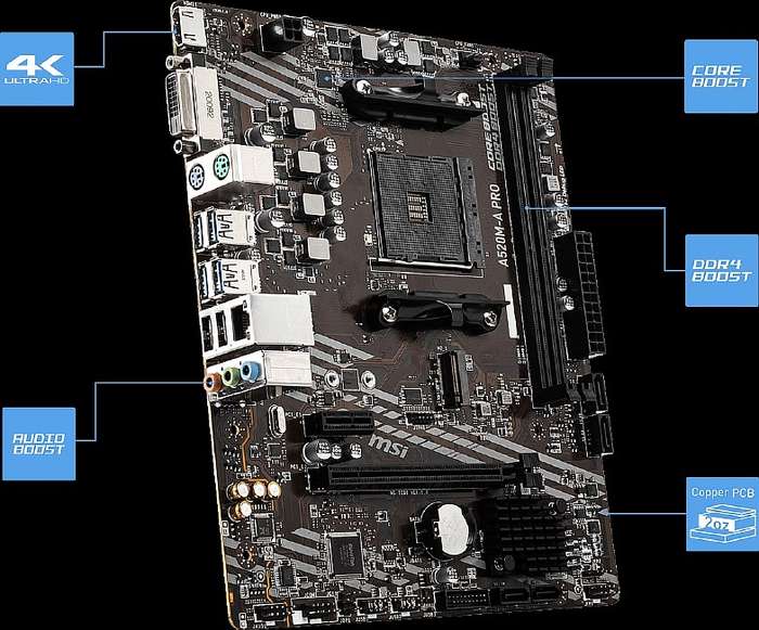 MSI A520M-A PRO MAINBOARD