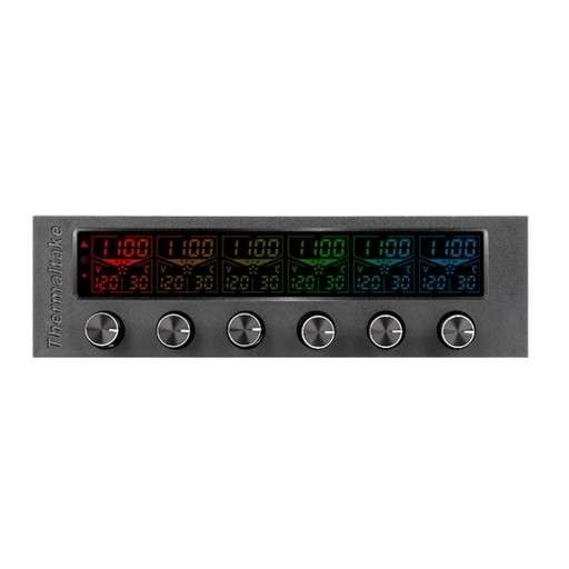TT FAN HUB, COMMANDER F6 RGB/LCD