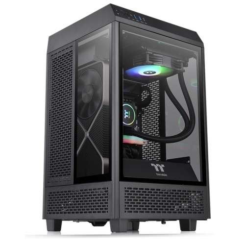 TT CASE, TOWER 100 BLACK MINI CHASSIS