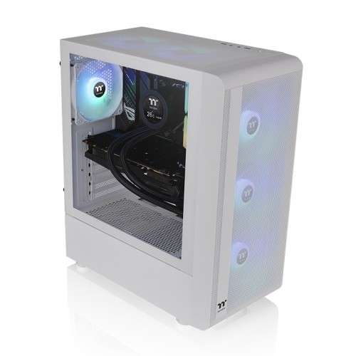 TT CASE, S200 TG ARGB SNOW MID TOWER CHA