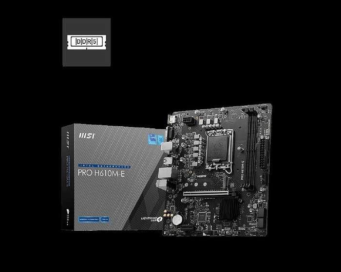 MSI H610M-E PRO DDR5 MAINBOARD