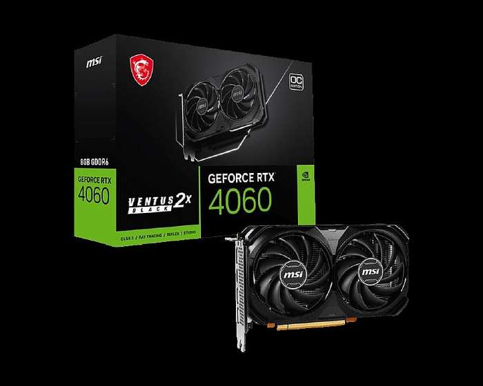 MSI RTX 4060 VENTUS 2X BLACK 8G OC