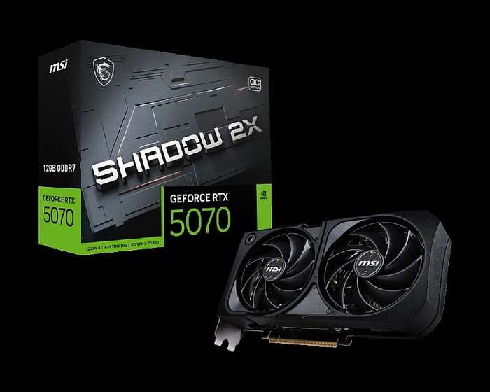 MSI RTX 5070 12G SHADOW 2X OC