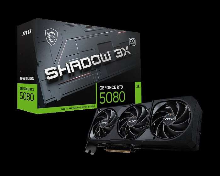 MSI RTX 5080 16G SHADOW 3X OC