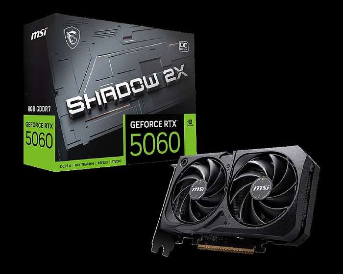 MSI RTX 5060 8G SHADOW 2X OC