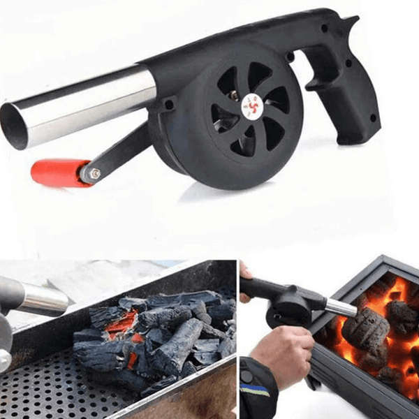 Portable Hand Blower for BBQ, Camping and Fire-Building - Efficient and Easy-to-Use Stove Accessory