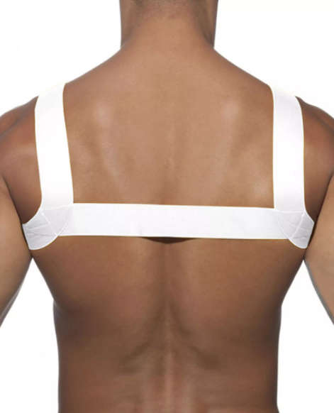 Pump Double Shoulder White Harness Strap