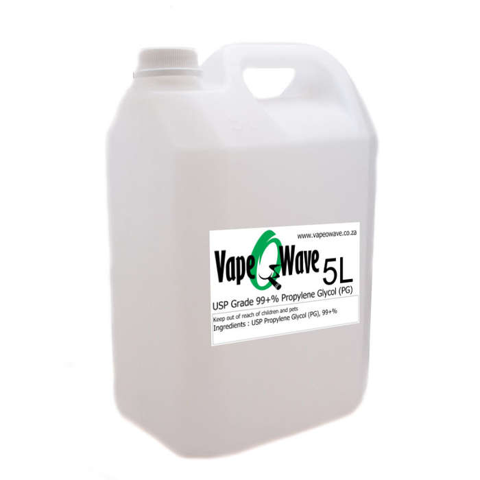 5 Liter Propylene Glycol (PG) | USP Grade 99+% Purity | DIY Base Liquid