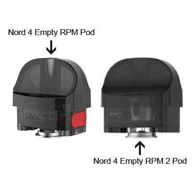Smok | Nord 4 Replacement Pods | No Coil - Nord 4 RPM 2 Cartridge | Single Cartridge