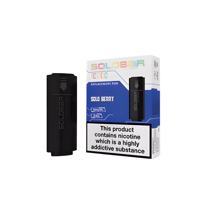 Solobar | Revolver Disposable Replacement Pods | 2500K Puffs 5% | Single Disposable - Solo Berry