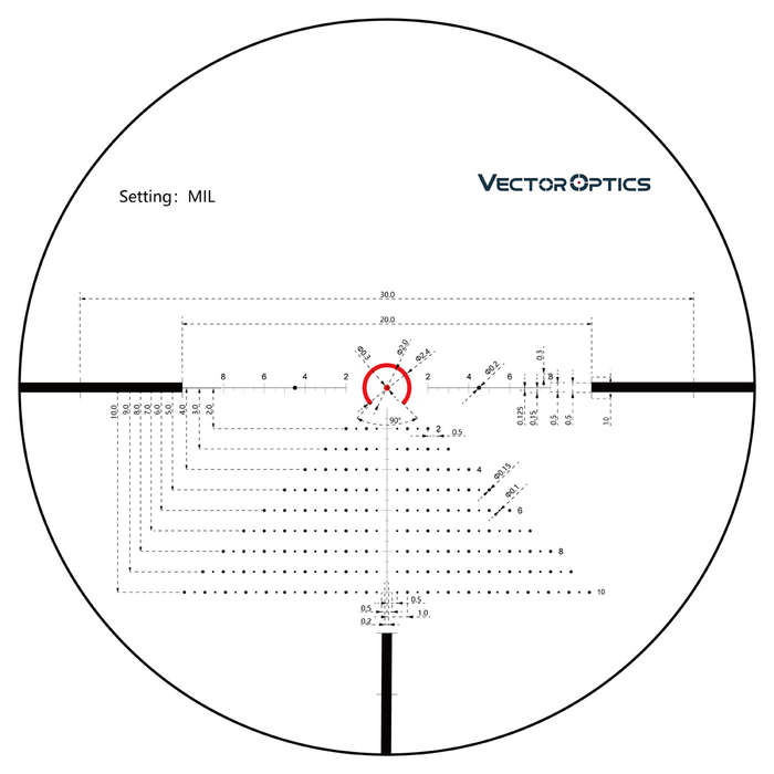 VECTOR OPTICS CONSTANTINE 1-8X24 CTR - SCFF-32