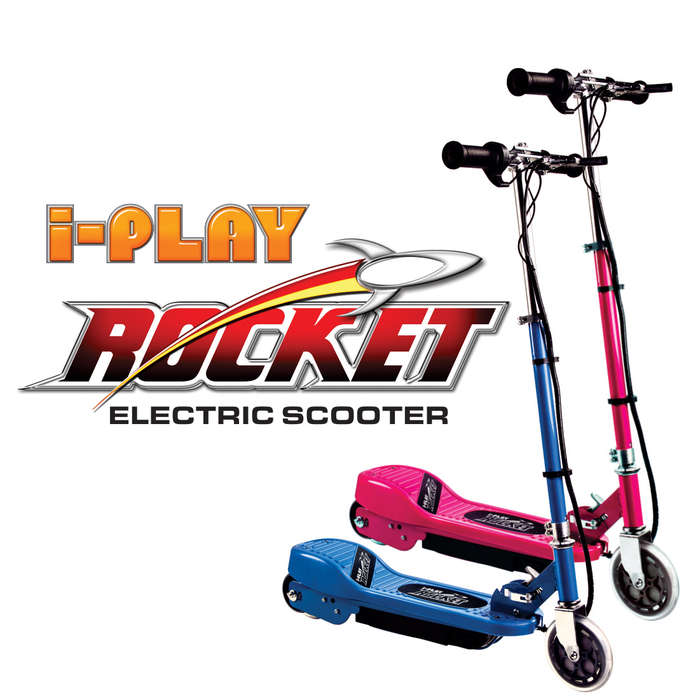 i-Play Rocket Electric Scooter BLUE Demo