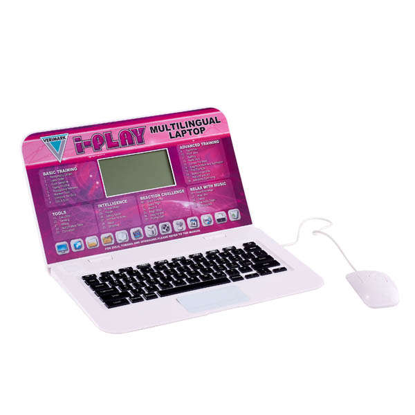i-Play Multilingual Laptop Pink | Educational Learning Toy