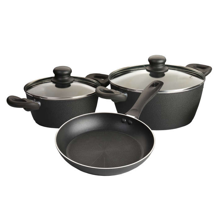 Bauer Apex 5pc Pot set | Non-Stick Cookware Set