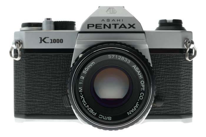Asahi Pentax K1000 35mm Film SLR Camera SMC 1:2 50mm Lens Pouch