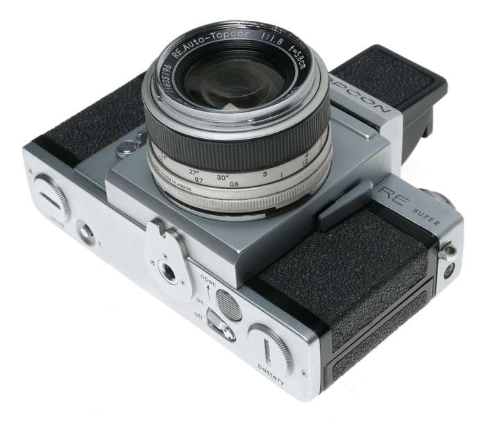 TOPCON RE Super SLR film camera 1.8 f=5.8cm auto-topcor lens