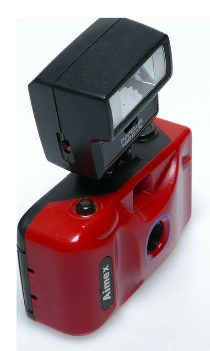 Aimex SP-500 point and shoot plastic 35mm film camera RETRO