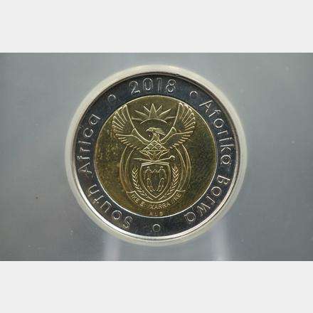 2018 5 Rand Mandela Centenary (MS64)