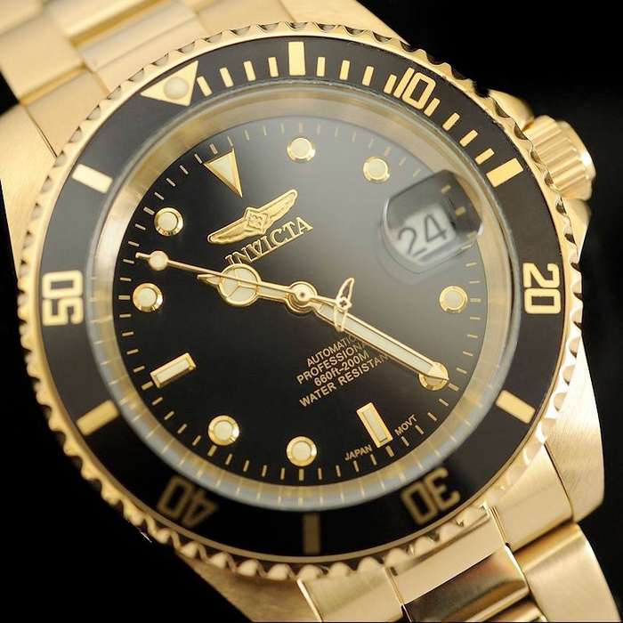 read b4 bidding!! rrp R6,999.00 INVICTA® Men`s SEA URCHIN 41mm Full Gold pl Watch BRAND NEW