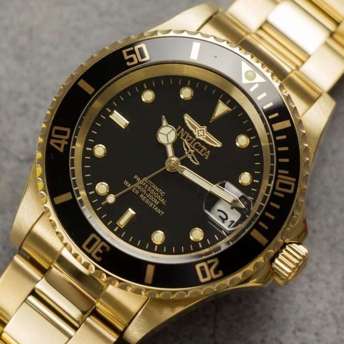 read b4 bidding!! rrp R6,999.00 INVICTA® Men`s SEA URCHIN 41mm Full Gold pl Watch BRAND NEW