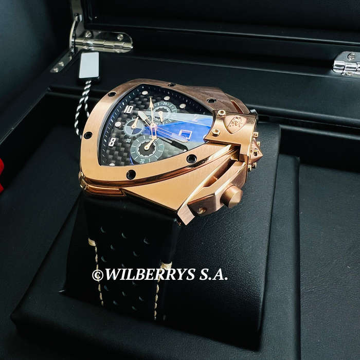 **pure beast worth R35k Tonino Lamborghini Men`s SPYDER ROSE GOLD Chronograph Watch NEW 100% GENUINE