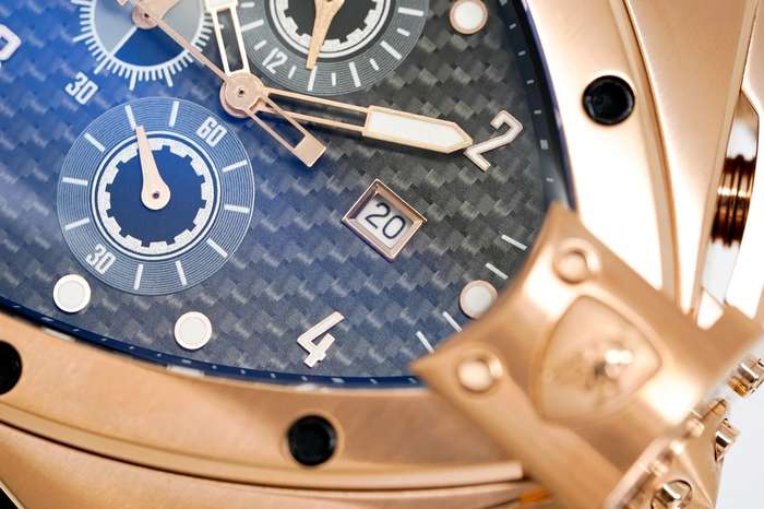 **pure beast worth R35k Tonino Lamborghini Men`s SPYDER ROSE GOLD Chronograph Watch NEW 100% GENUINE
