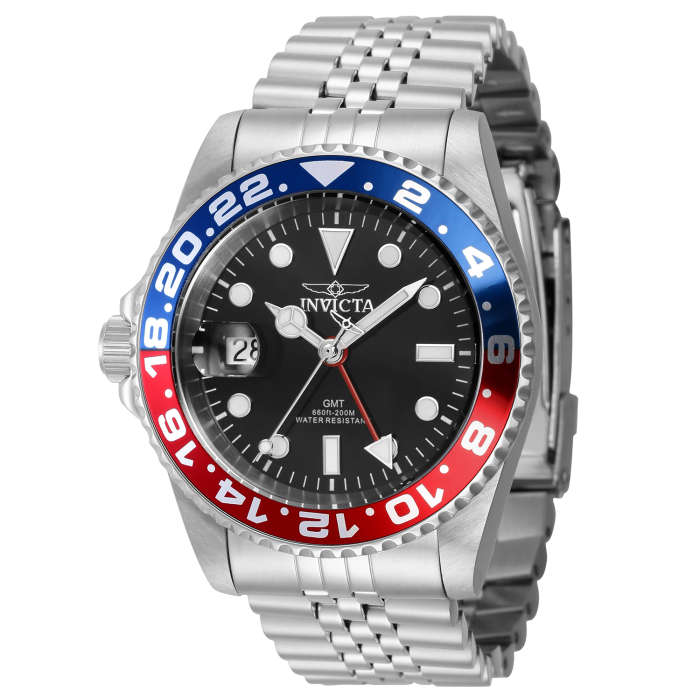 omg wow!! rrp R5,999.00 INVICTA Men`s Diver Swiss Inverted 42mm GMT Pepsi 200m Jubile Bracelet Watch