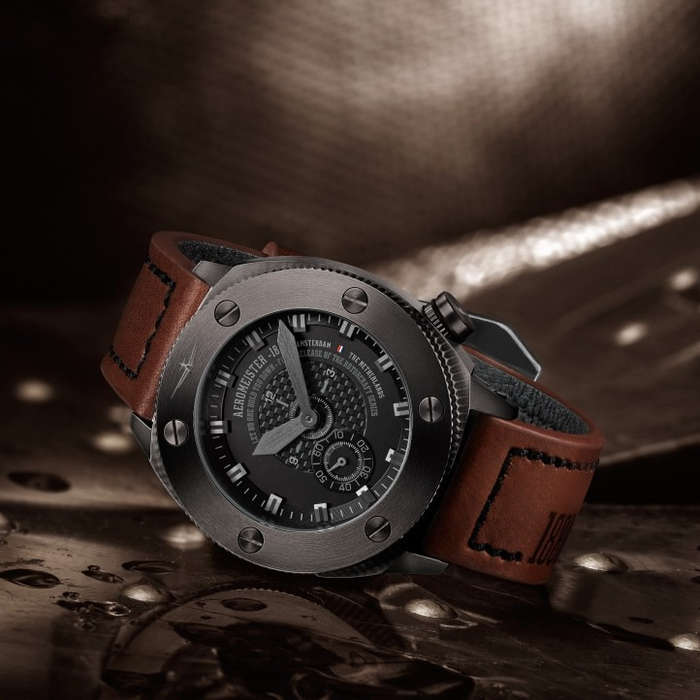 Retail: R11,999.00 AEROMEISTER AMSTERDAM Dual ROTORCRAFT PILOT WATCH BRAND NEW