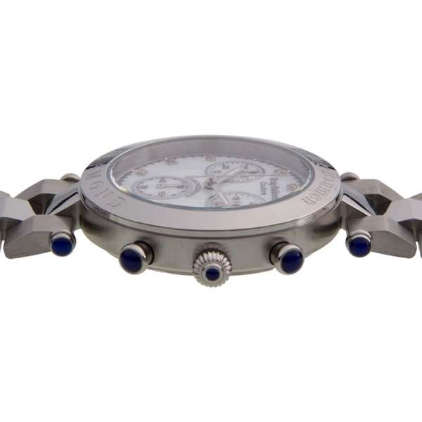 New RRP £675.00 KRUG BAUMEN Women's Couture Diamond Chronograph Steel Watch KBC03