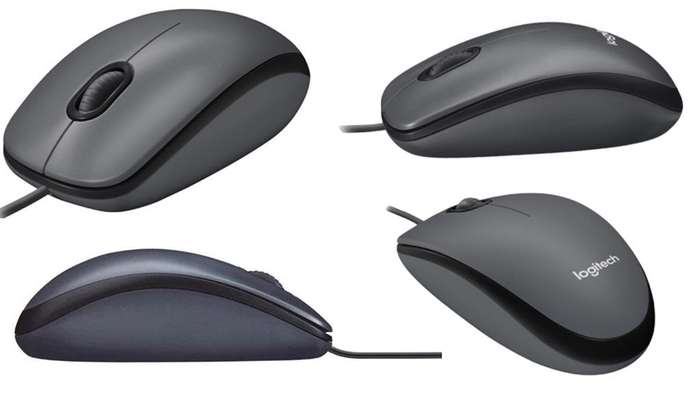 Logitech M100 Optical USB Mouse with Ambidextrous Design