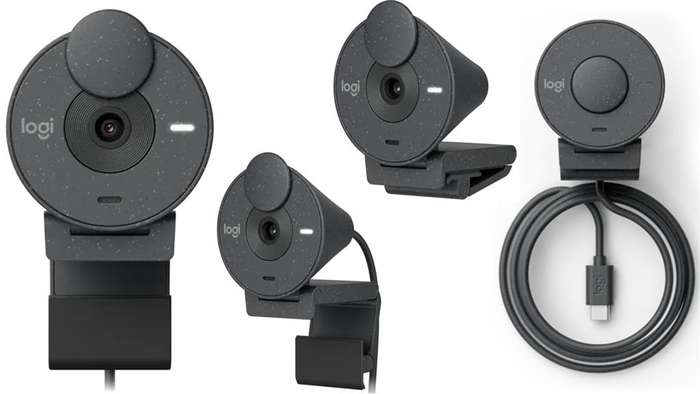 Logitech BRIO 300 Full HD 1080p Light Correction Noise