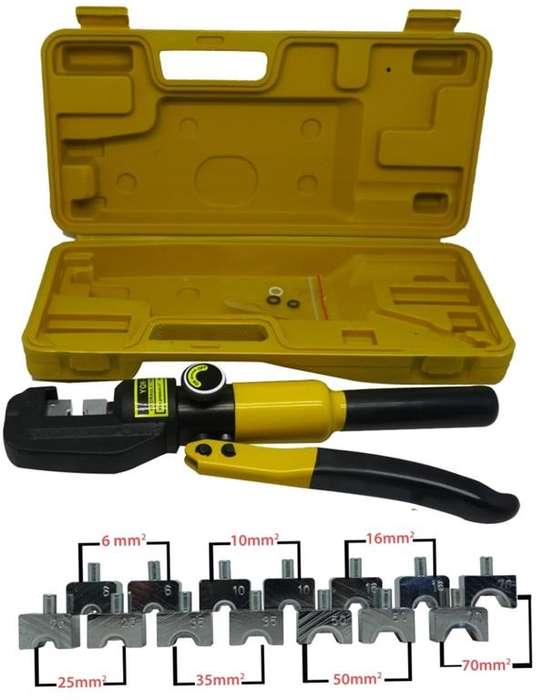 Solarix Manual Hydraulic Lug And Wire Crimper Tool