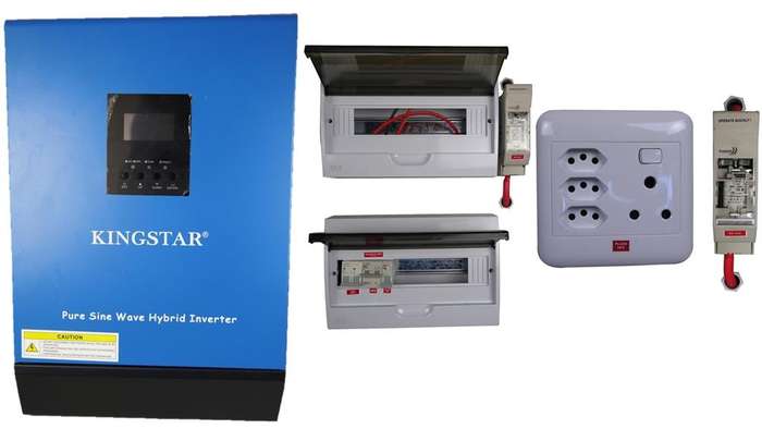 Solarix KingStar 3500VA 24VDC Hybrid Inverter And Semi Plug
