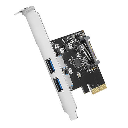 Sharkoon USB 3.1 Host Controller Card 2x USB 3.1 PCIe 3.0 x1 1 Year Warranty