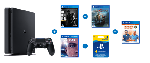 Sony PlayStation 4 500GB Slim Gaming Console with
