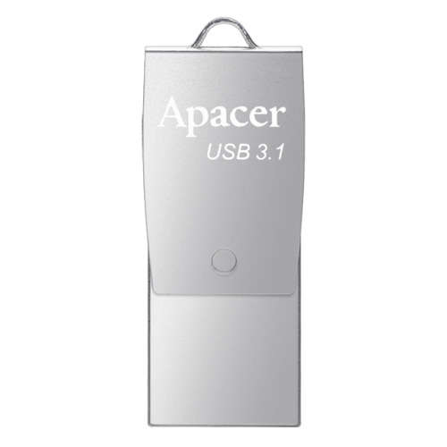 Apacer Ah750 64Gb Usb 3.1 Gen 1 Dual Flash Drive, Retail Box, Limited Lifetime Warranty