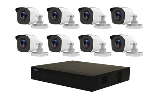 HiLook 8 Channel DVR with 8x 720p HD Bullet
