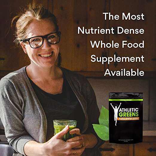 Athletic Greens Premium Green Superfood Cocktail - Complete Greens Powder Greens Supplement herba...