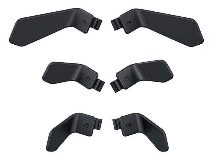 XBOX Elite / Elite Series 2 Controller Redesigned SWIFT Ergonomic Paddle Set Black