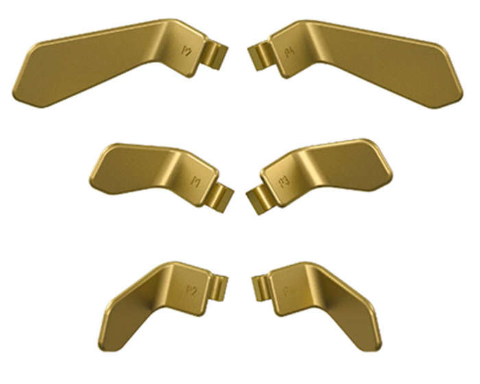 XBOX Elite / Elite Series 2 Controller Redesigned SWIFT Ergonomic Paddle Set Hero Gold