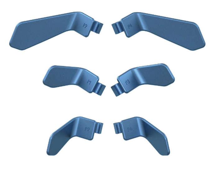 XBOX Elite / Elite Series 2 Controller Redesigned SWIFT Ergonomic Paddle Set Metalic Neptune Blue