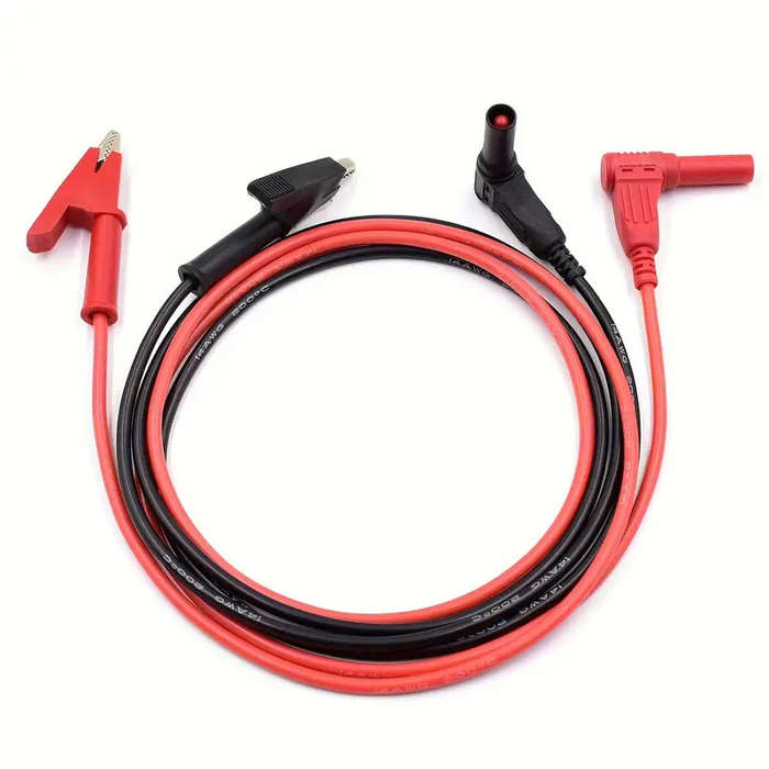 Digital Multimeter Test Leads With Banana Plug & Alligator Clip