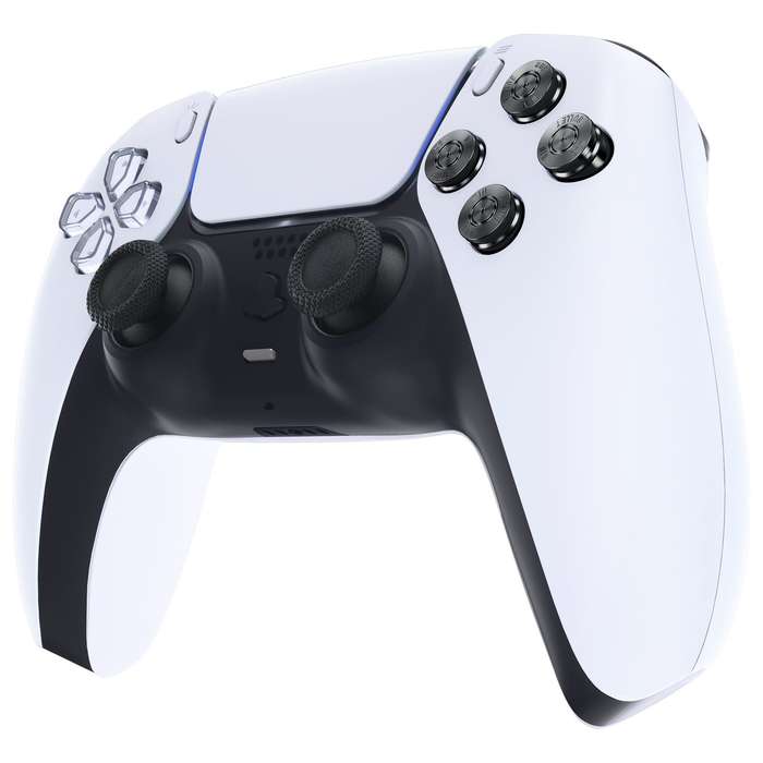 PS5 Dualsense Controller Metal ABXY Bullet Buttons Black
